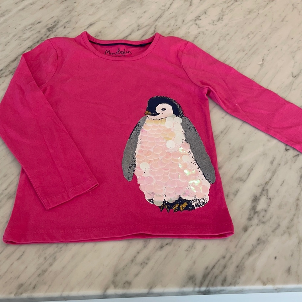Mini Boden Penguin Shirt